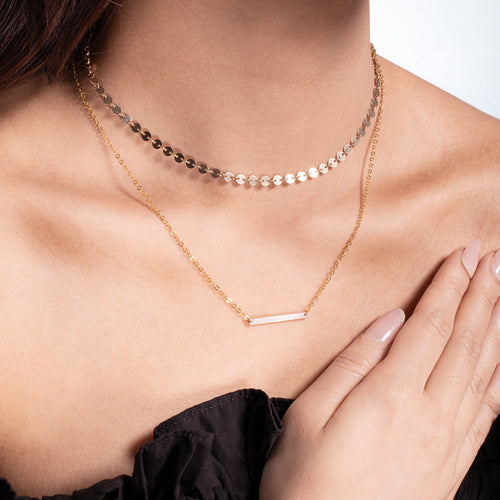 Sleek Bar Necklace