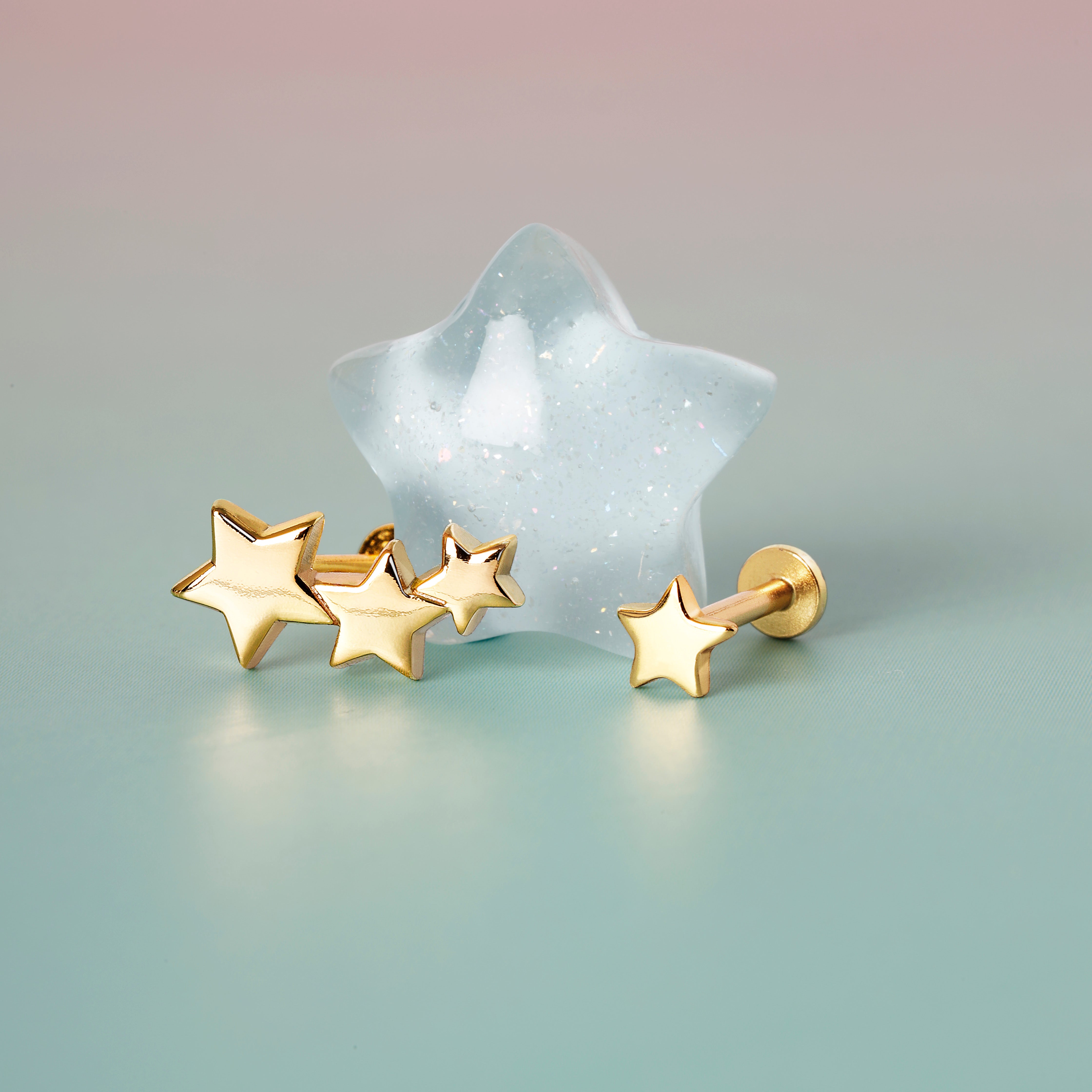 Amazon.com: Minimalist Cross Star Dangle Drop Small Hoop
