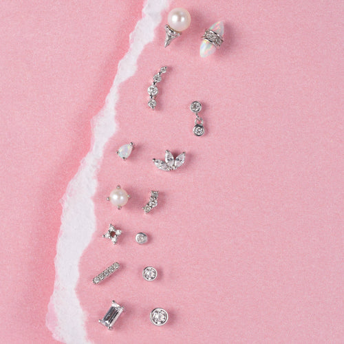 Color:White Gold
Option:Single
Option:Pair