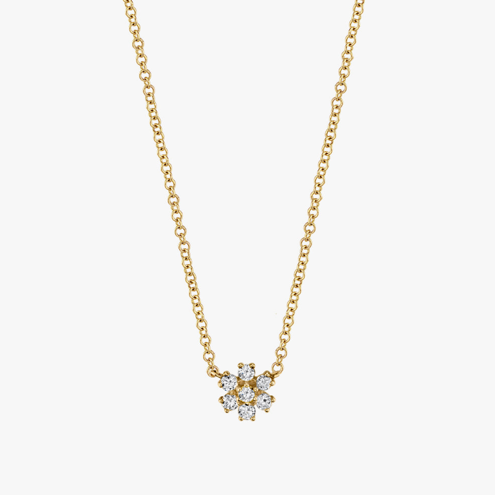 33club Swell flower necklace シルバー Swell flower necklace – 33club