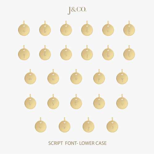 Personalised Disc Hoop Earrings