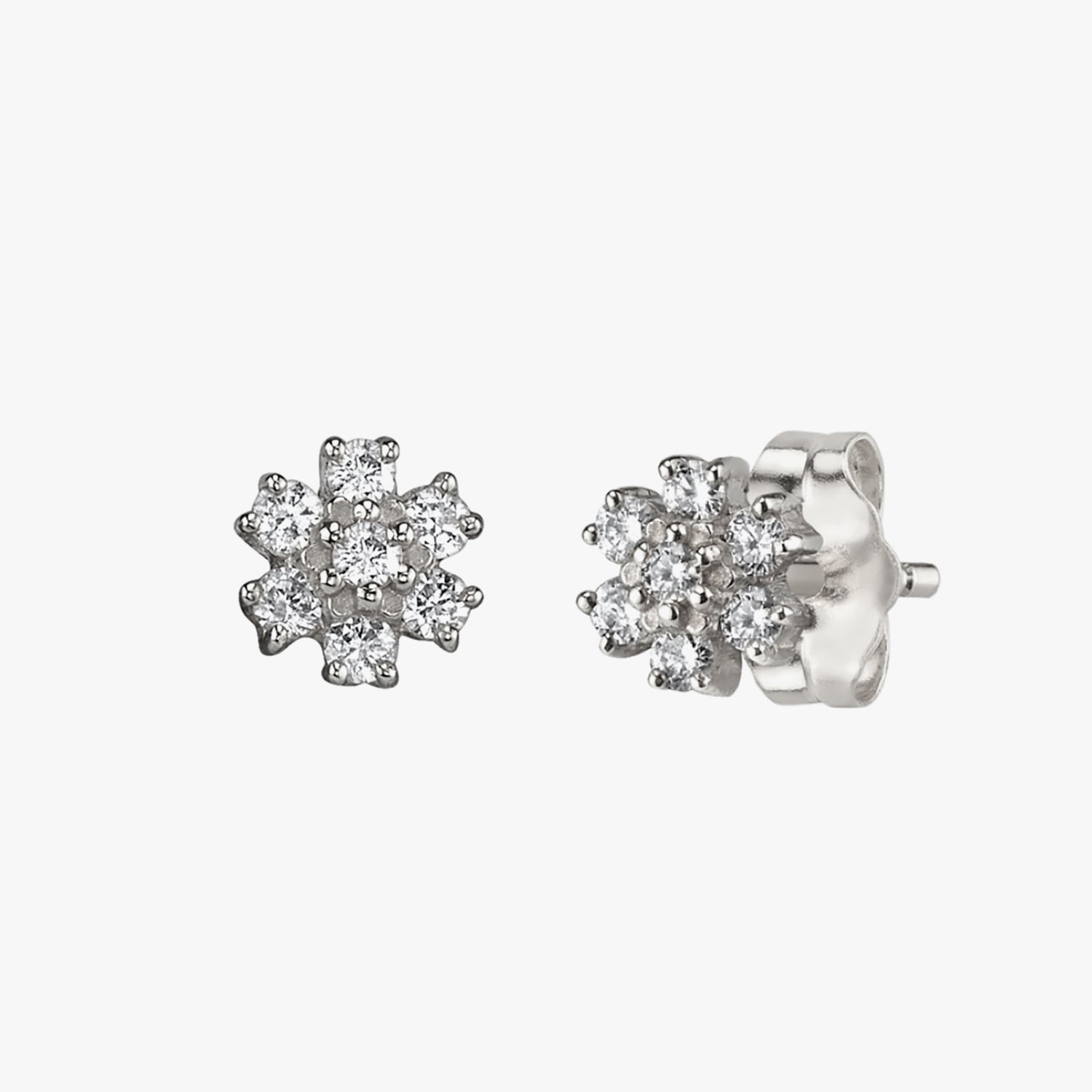 Sparkle Flower Stud Earrings – J&CO Jewellery
