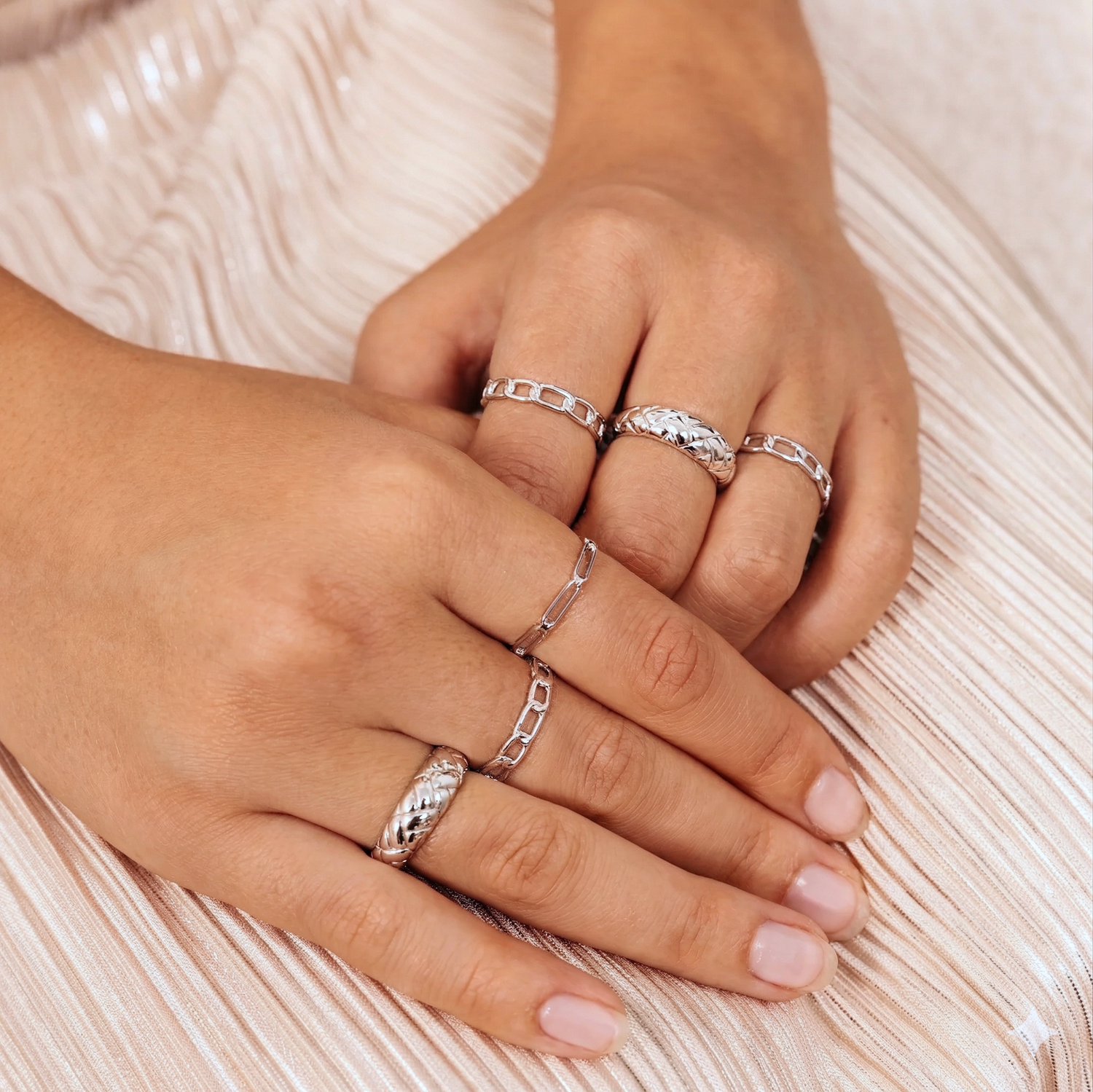 Alexa Dome Ring Silver