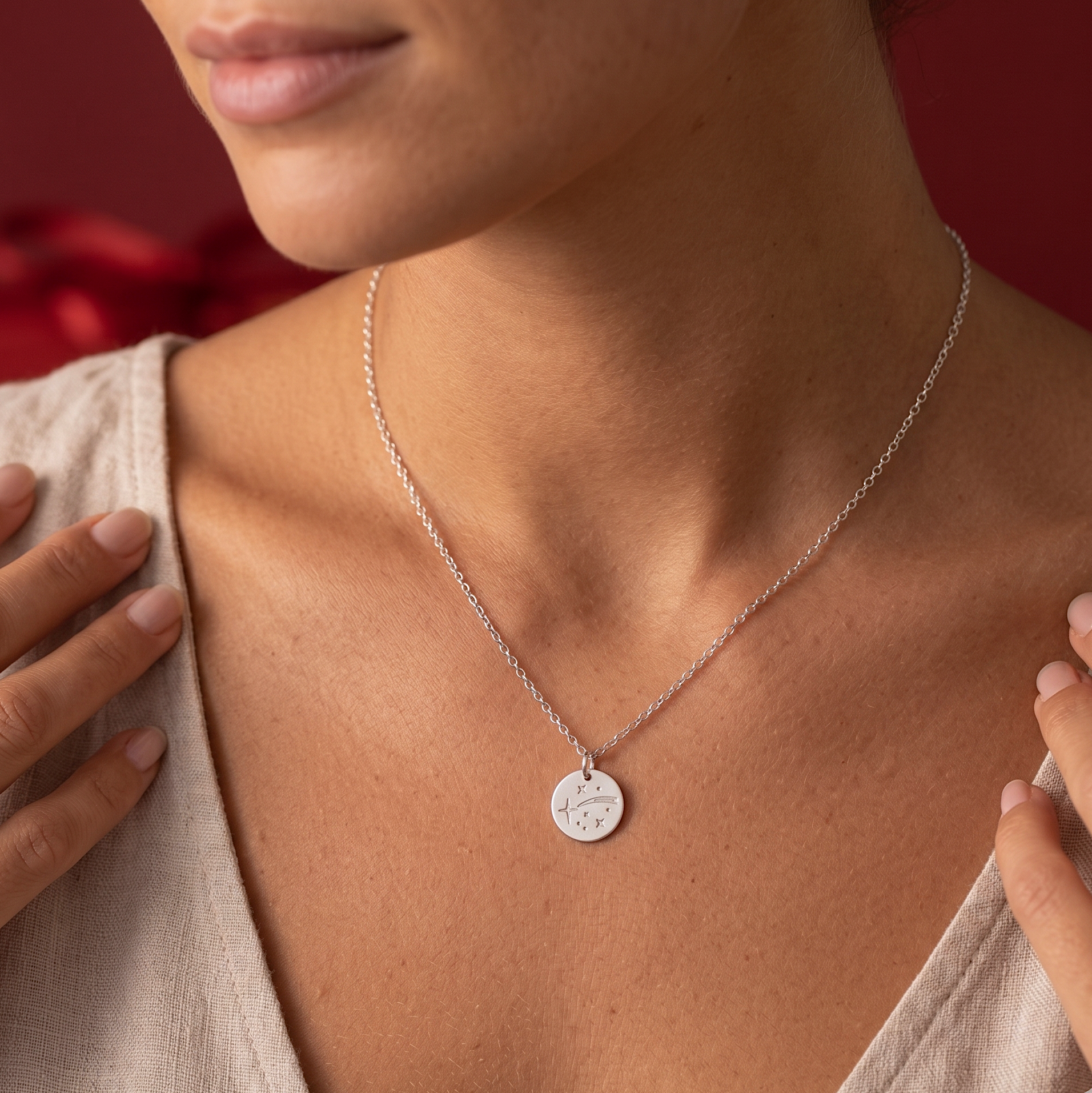 Personalized Sky Radiance Necklace