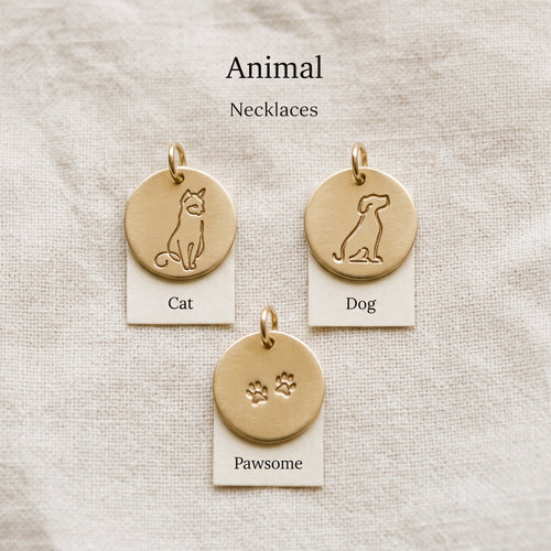Personalized Animal Necklace