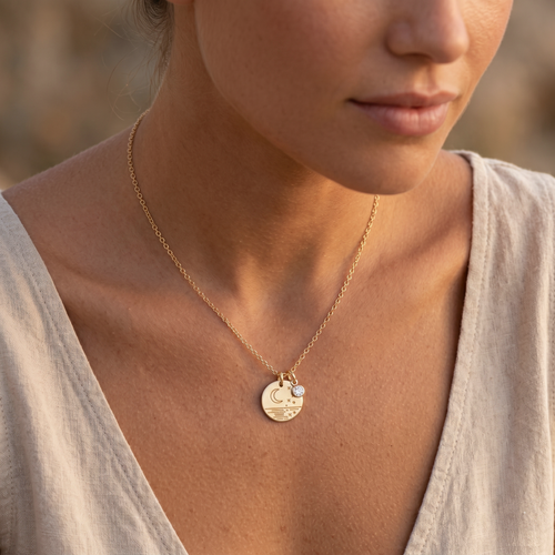 Personalized Sky Radiance Necklace