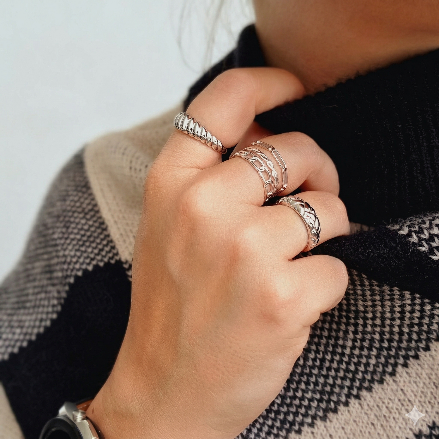 Alexa Dome Ring Silver