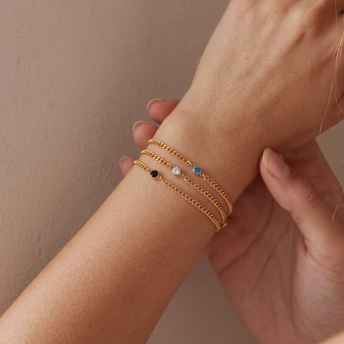Bordsteinkette Benzelarmband