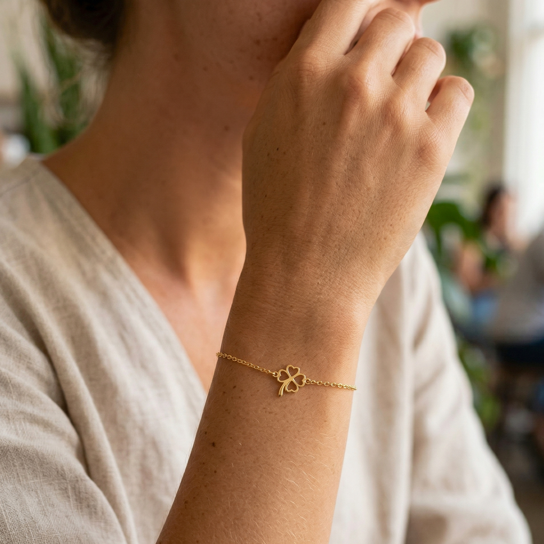Four Leaf Clover Bracelet