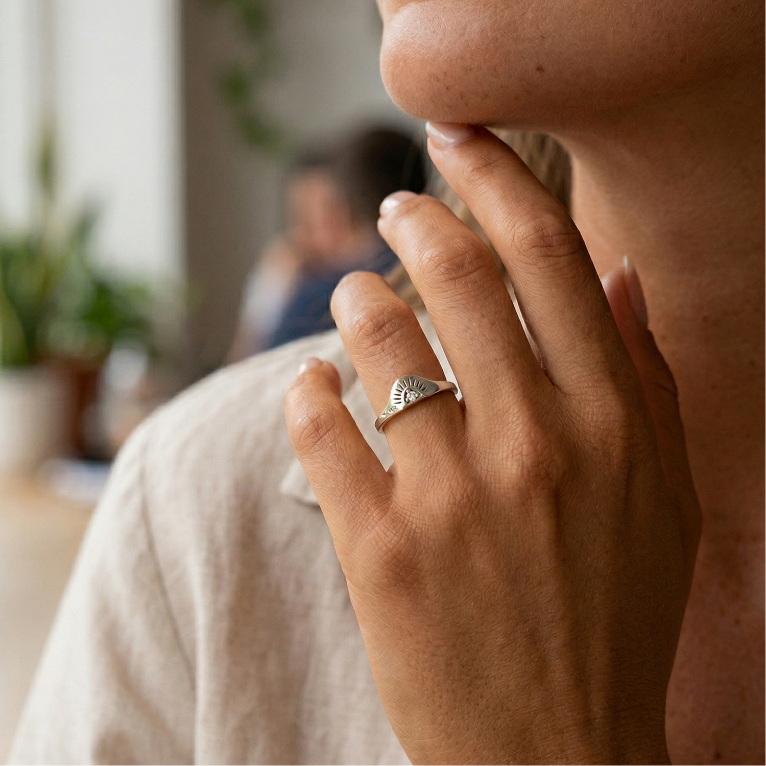 Cincin Matahari Terbit Perak