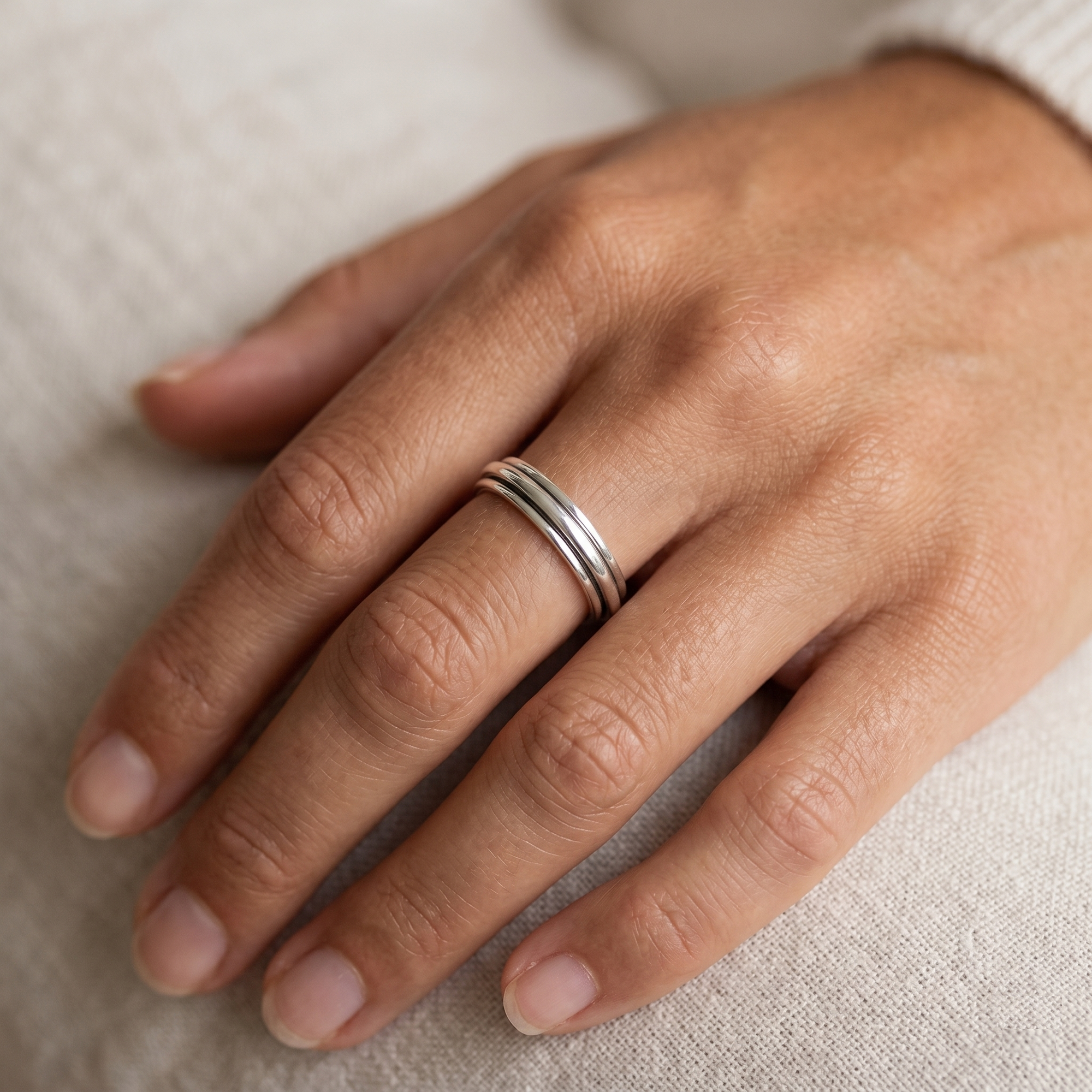 Elena Ridge Ring Sølv