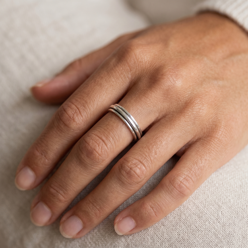Elena Ridge Ring Sølv