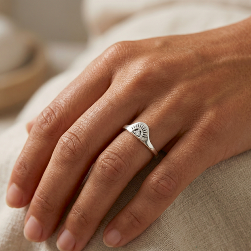 Cincin Matahari Terbit Perak
