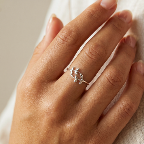 ぶどう葉のリングシルバー – J&CO Jewellery