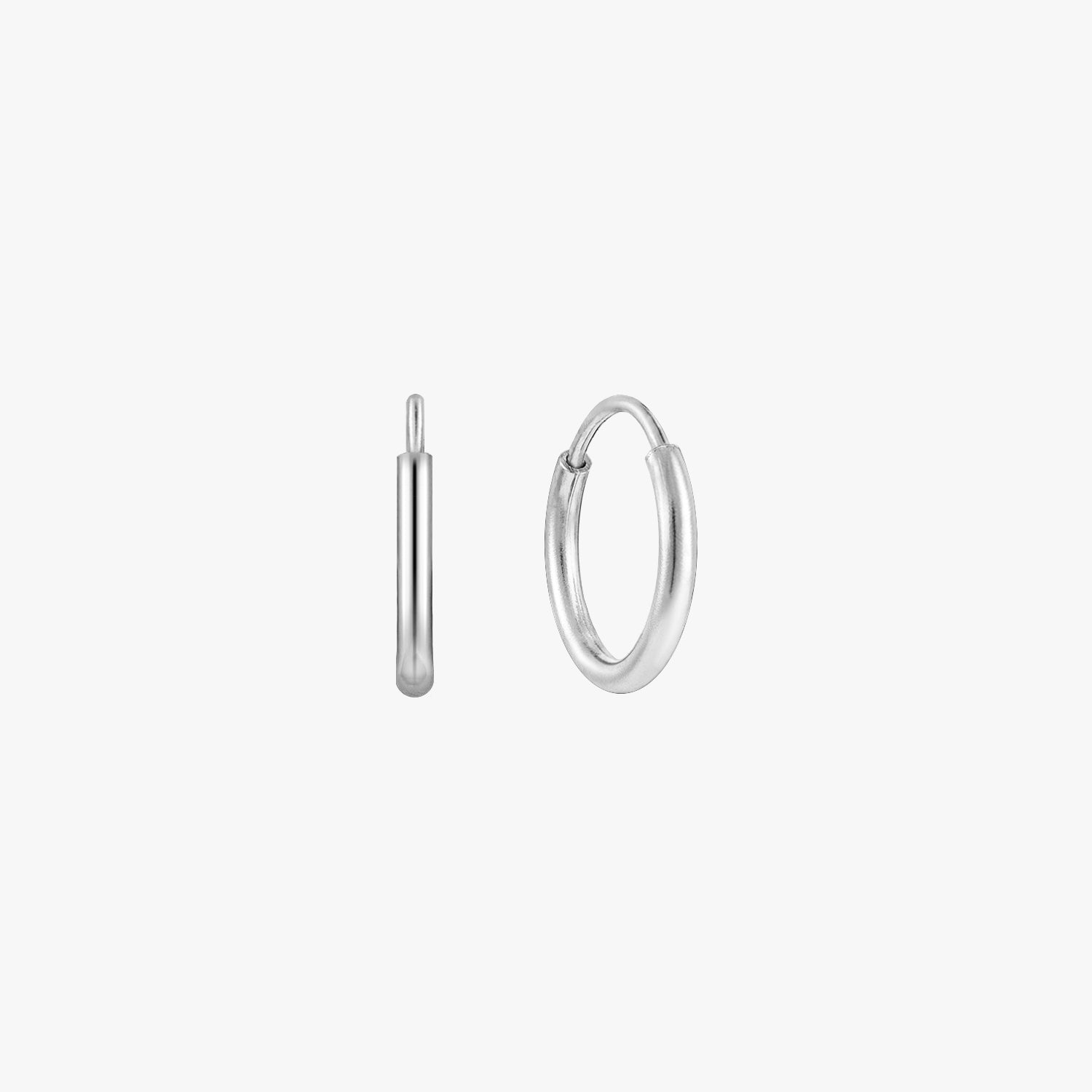 Mini Endless Hoop Earrings J CO Jewellery