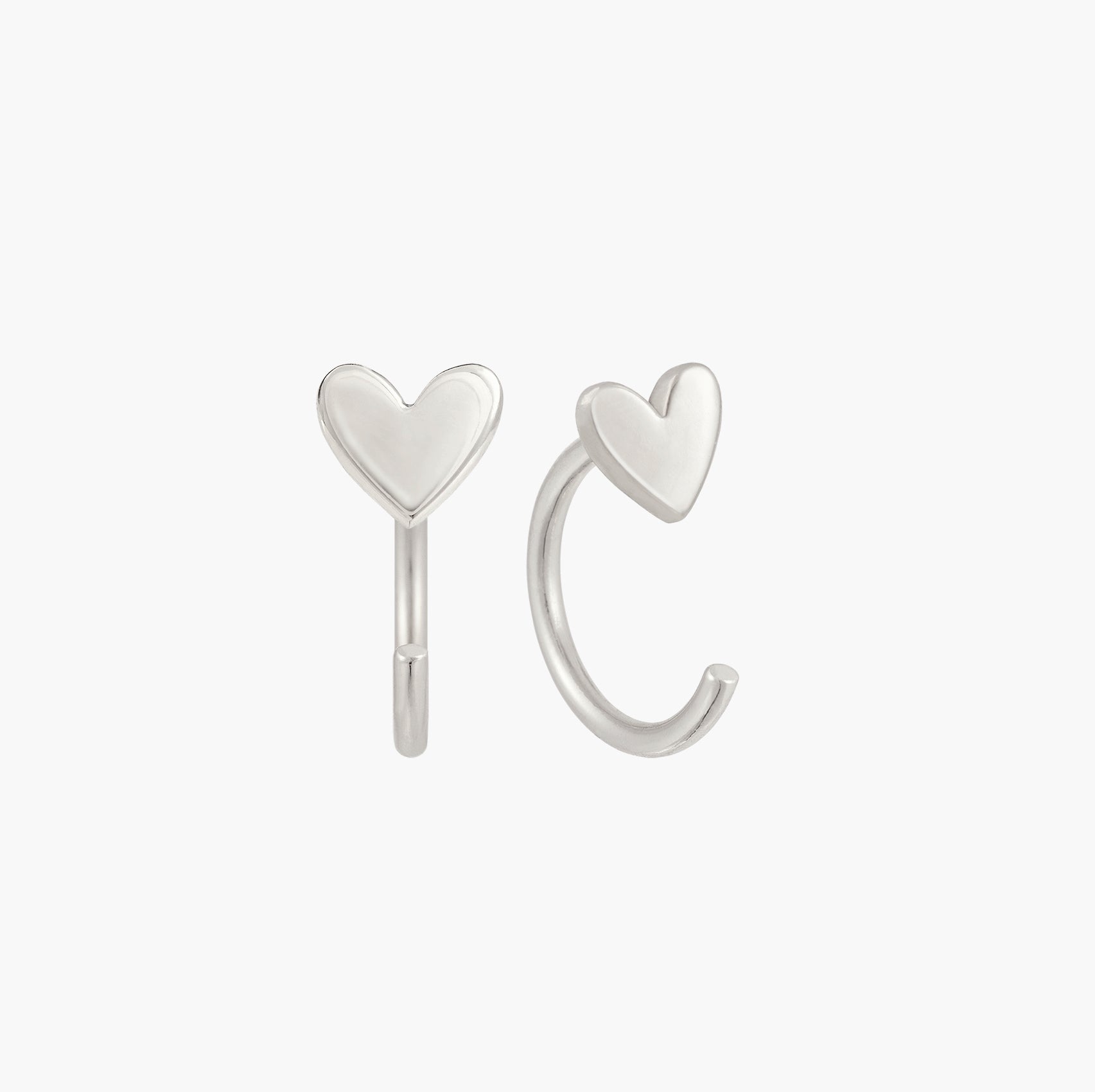 Little Heart Huggie Earrings – J&CO Jewellery