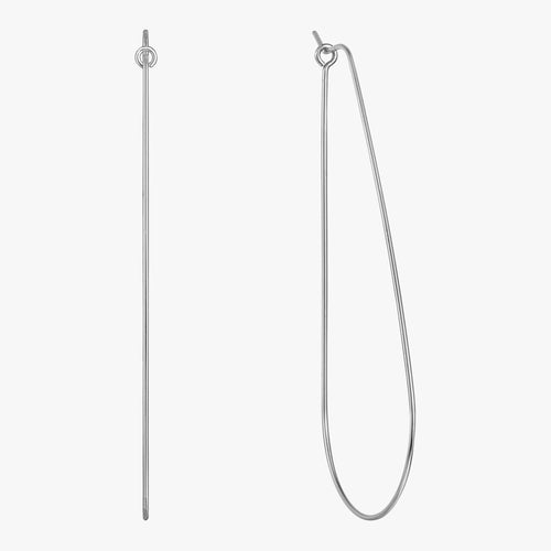 Statement Teardrop Hoop Earrings