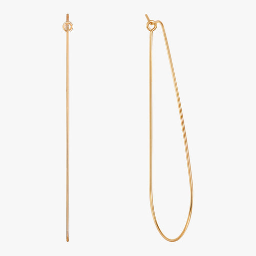 Statement Teardrop Hoop Earrings