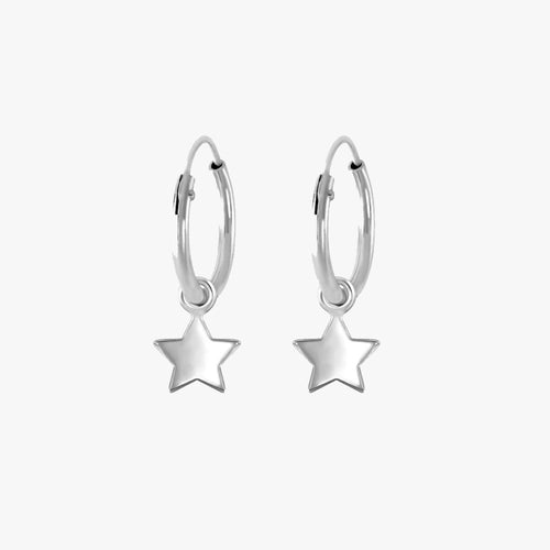 Star Mini Hoop Earrings