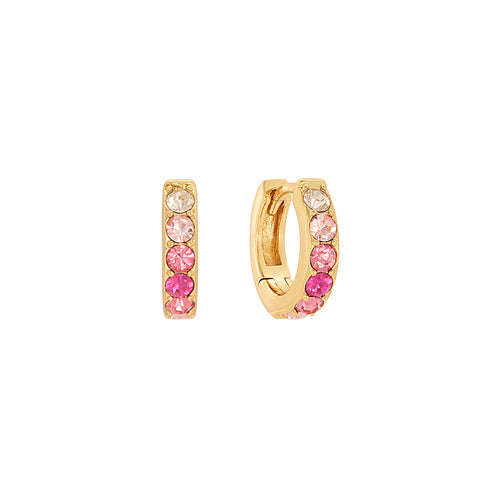 Pink Ombre Hoop Earrings – J&CO Jewellery