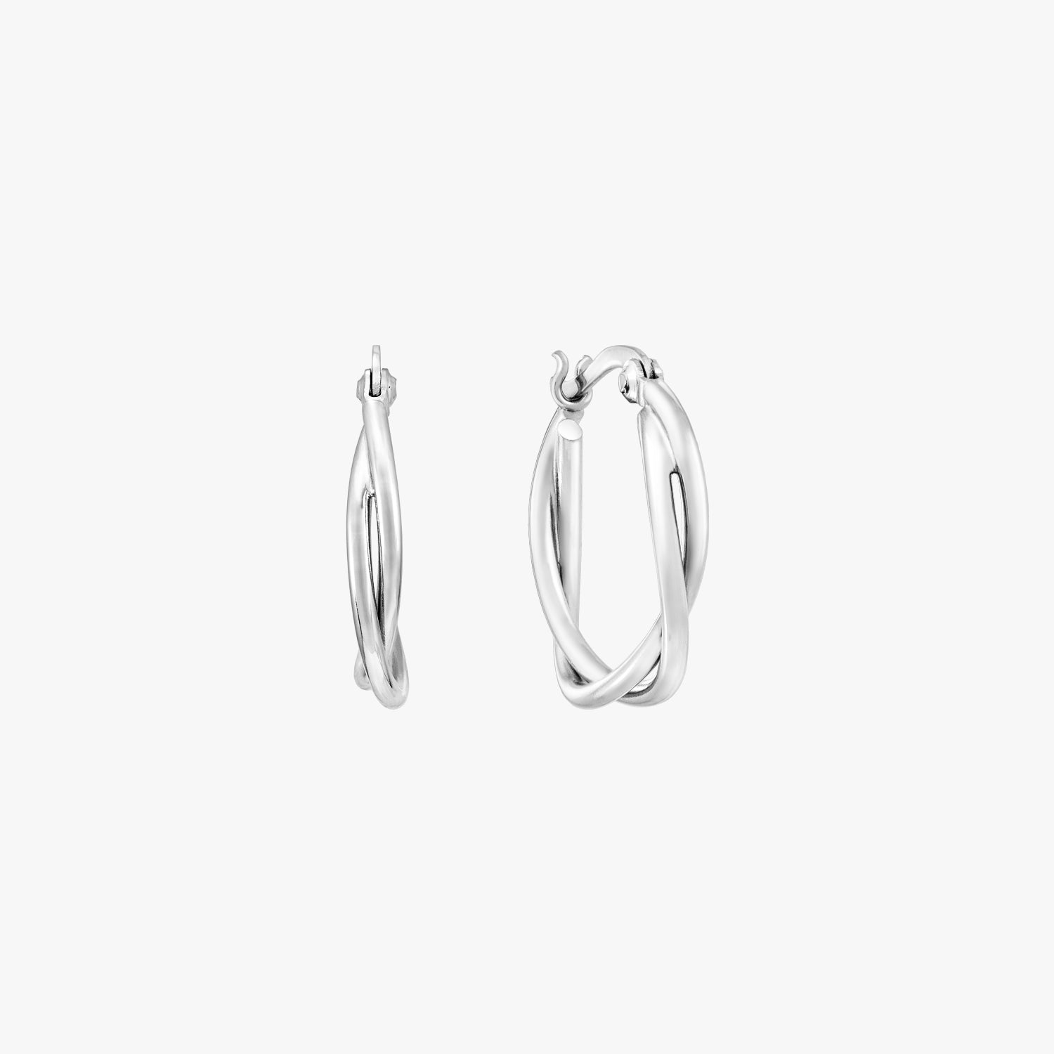 Zarah Double Twist Hoop – J&CO Jewellery