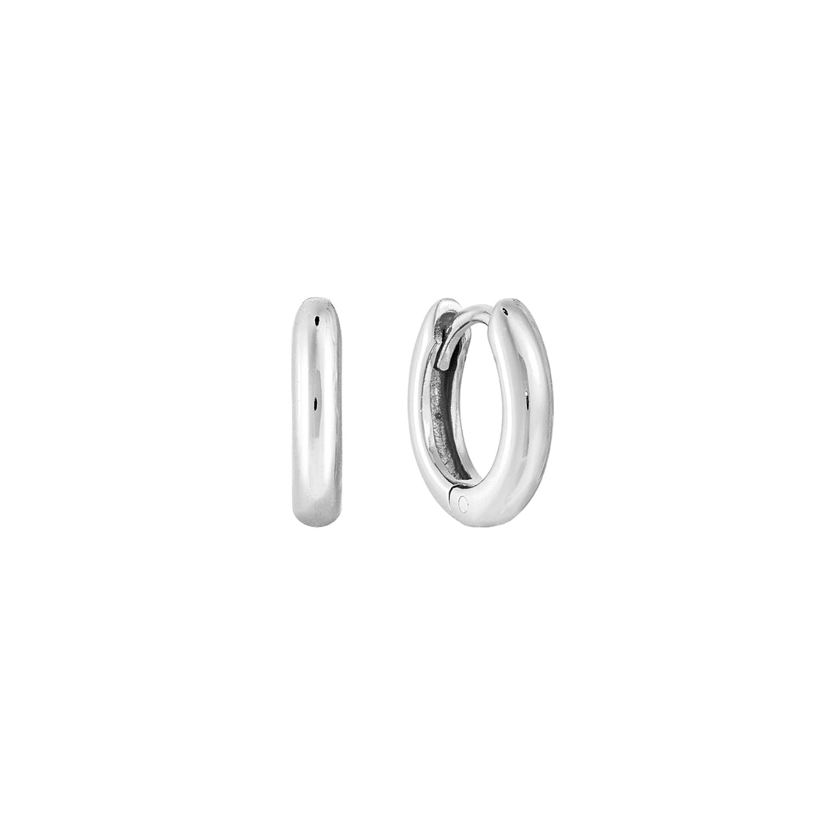 Luxe Minimal Chunky Huggie Earrings – J&CO Jewellery