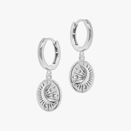Tarot Moon Hoop Ohrringe