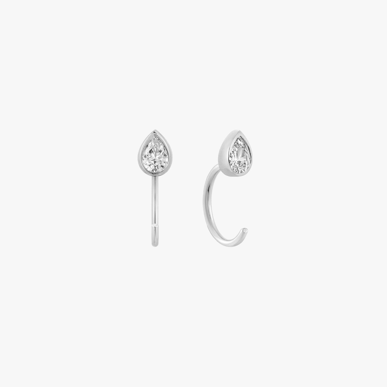 ゾロ ホワイトデー Teardrop Dangle Earrings – J&CO Jewellery