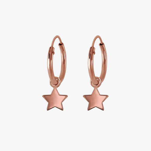 Star Mini Hoop Earrings