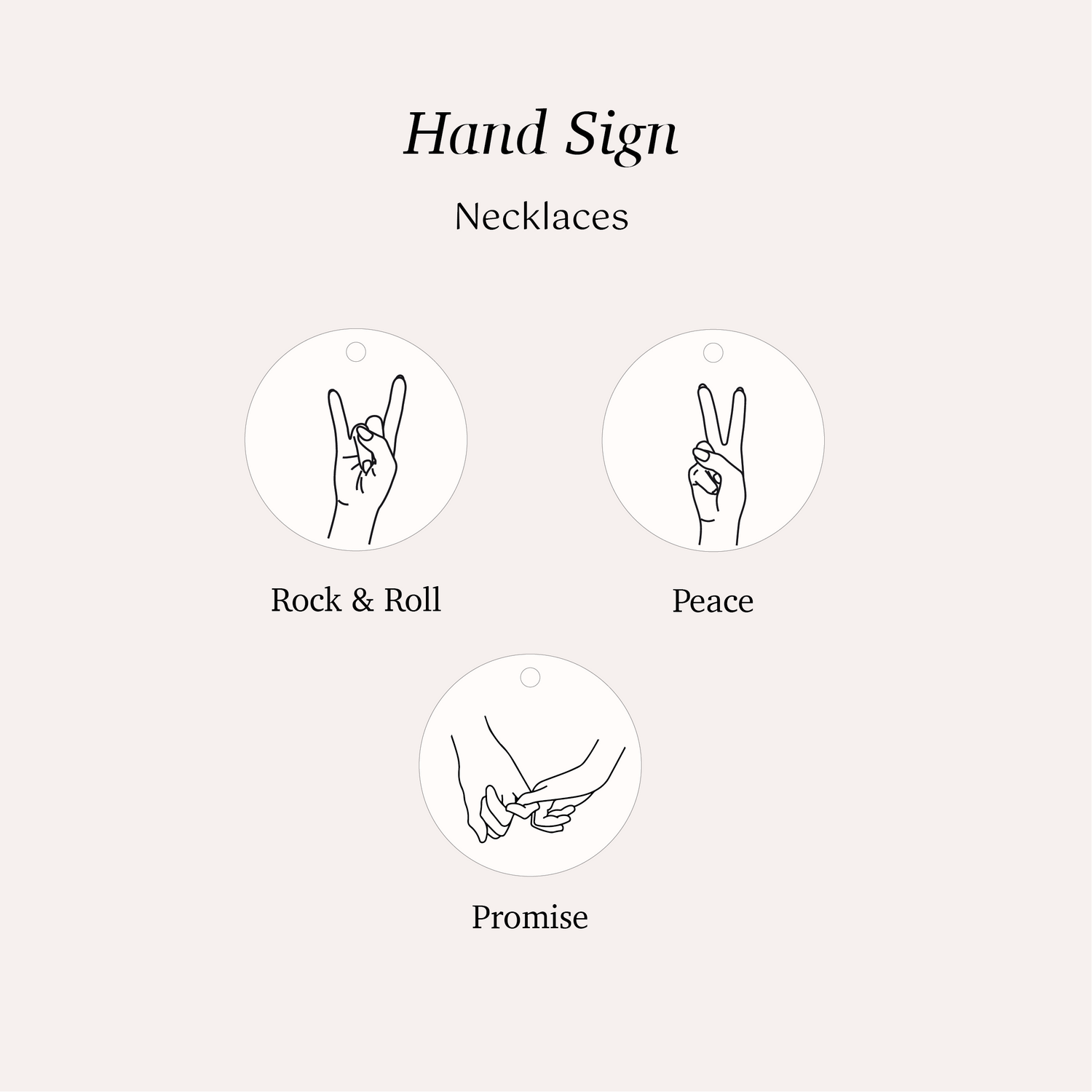 Gepersonaliseerde handtekenketting