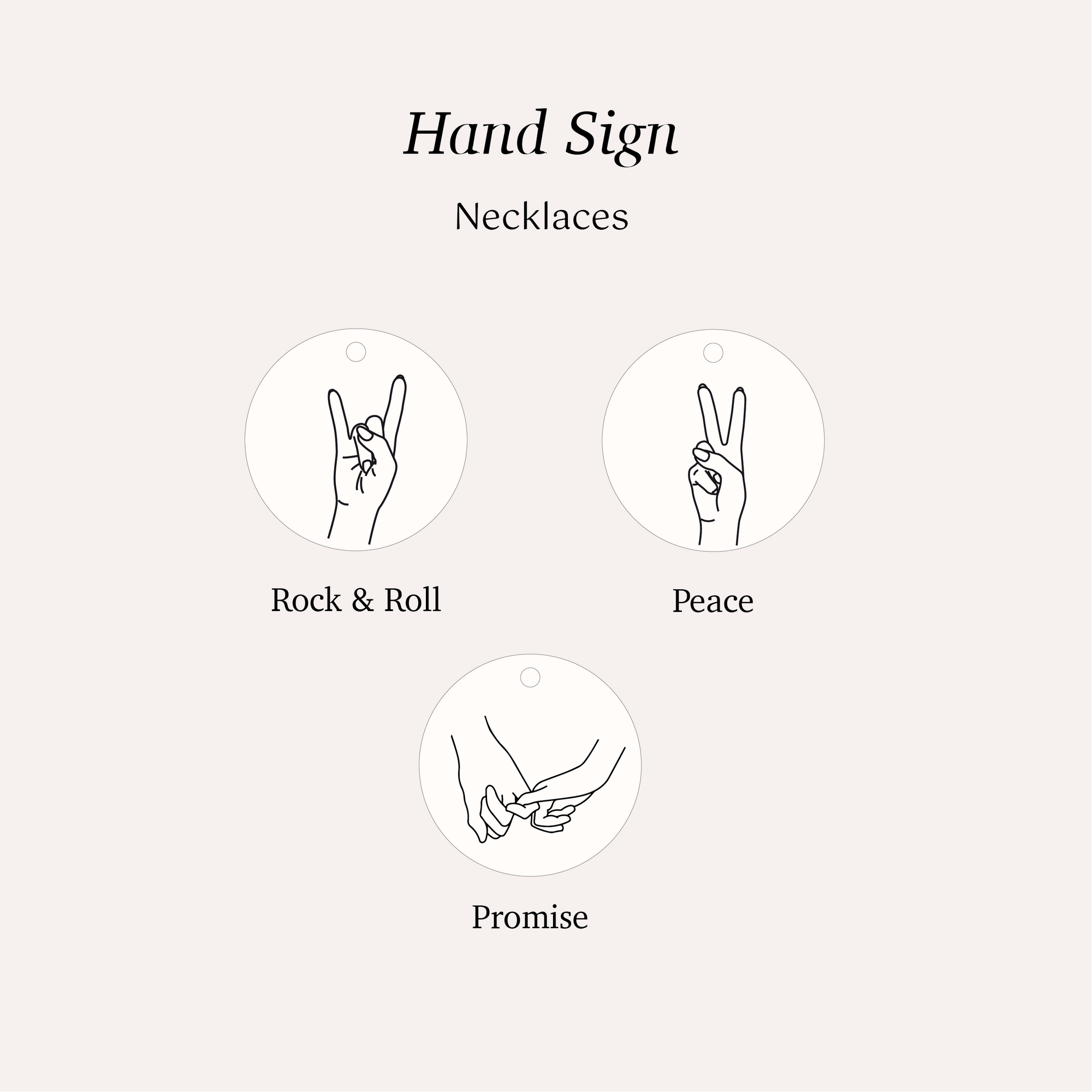 Gepersonaliseerde handtekenketting