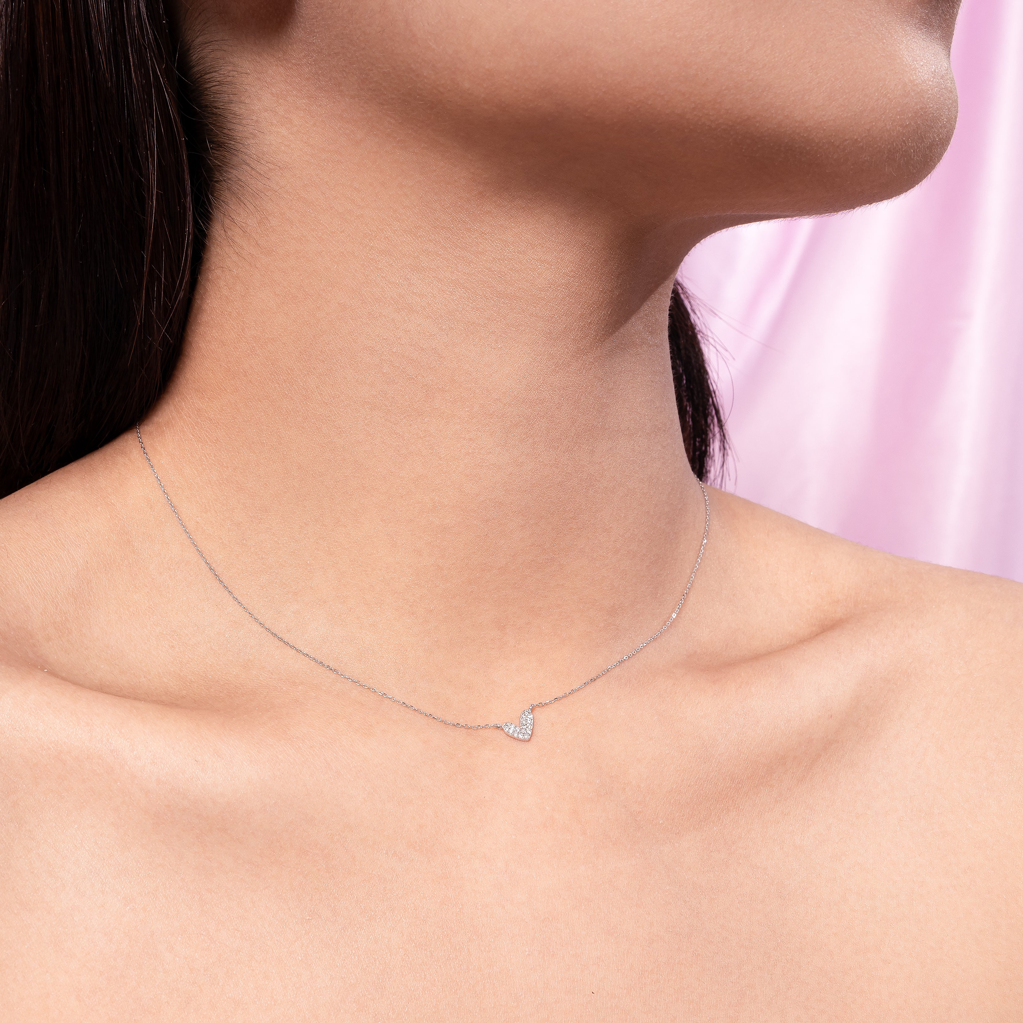 14K ソリッドゴールド AdmireMe ダイヤモンド ネックレス – J&CO Jewellery