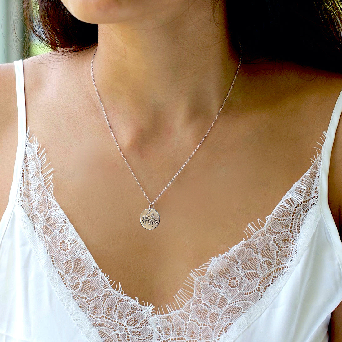 Familie Disc Ketting