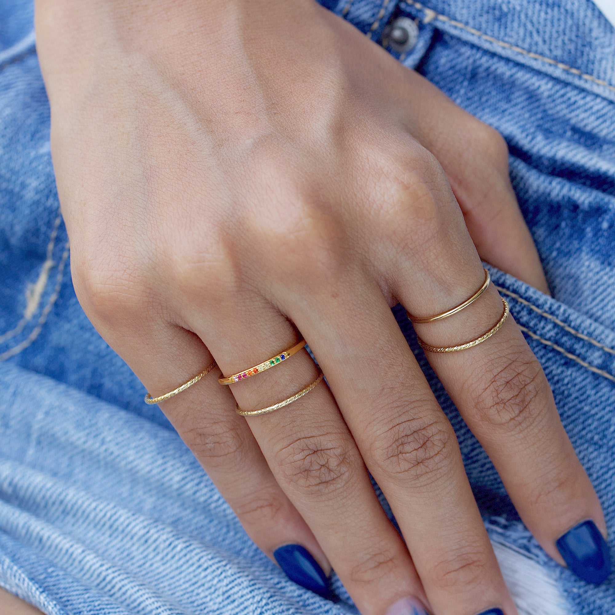 قوس قزح الخلود خاتم