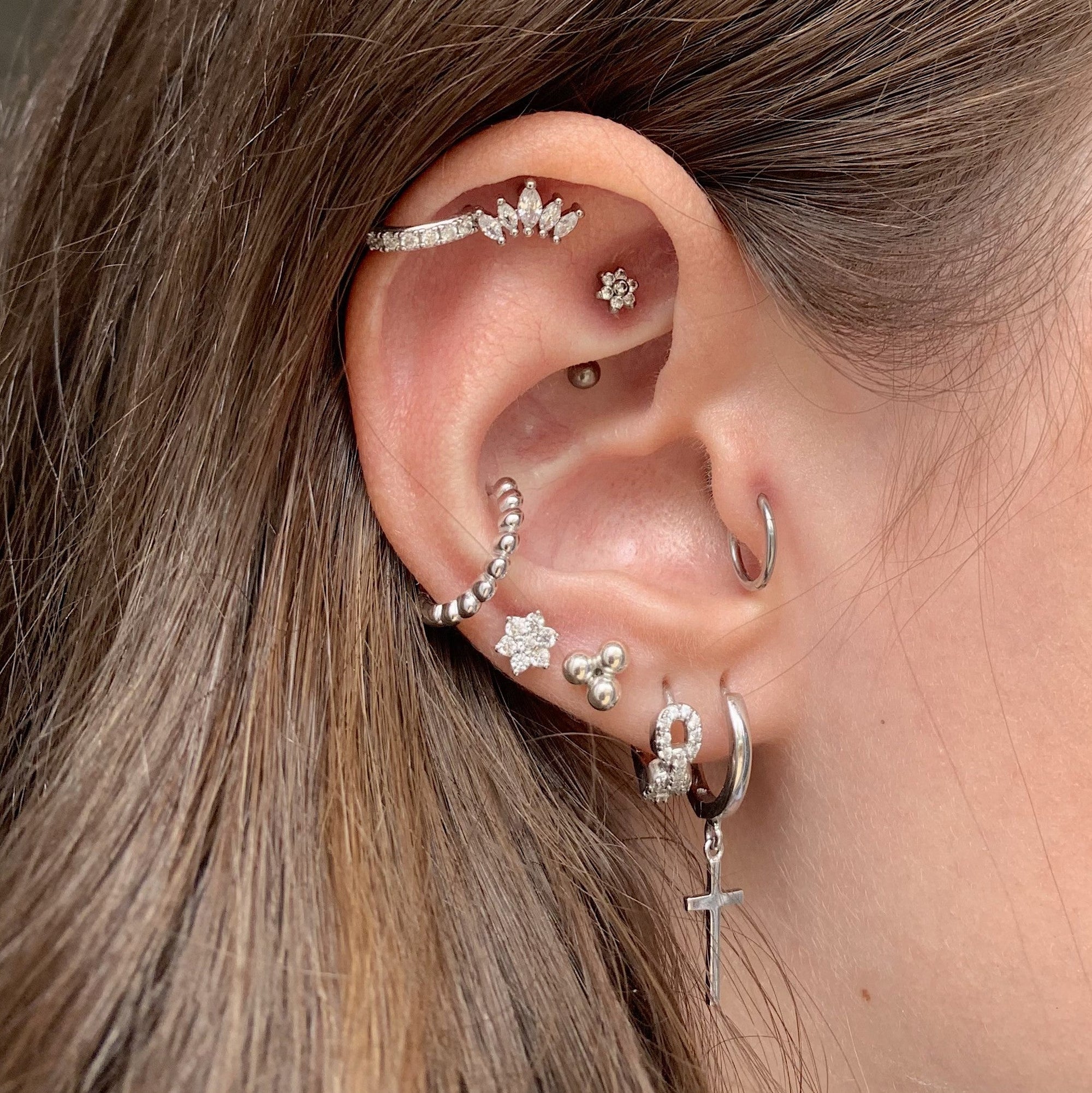 Classic Sterling Silver Clicker Ring 8mm