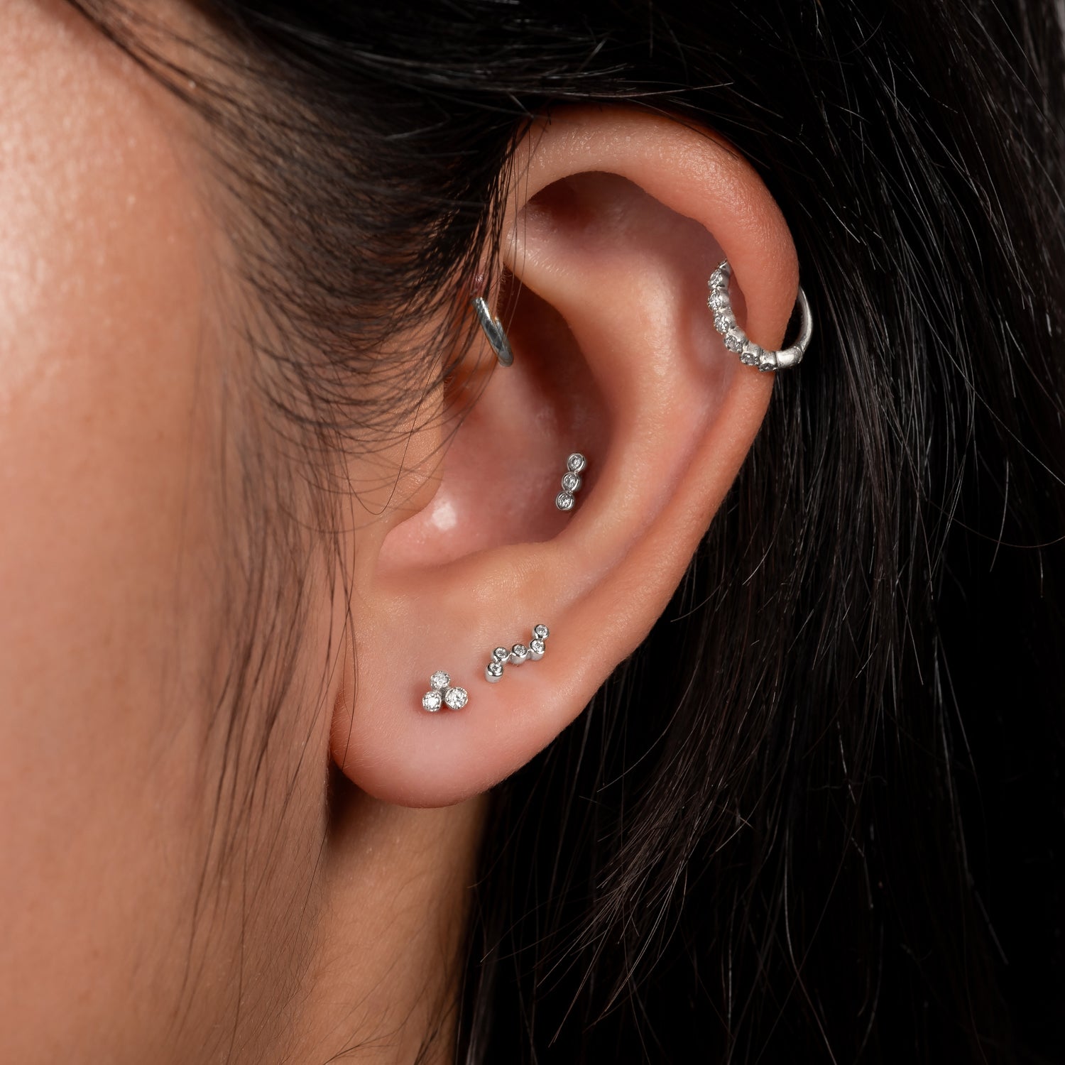 Color:White Gold
Option:Single
Option:Pair