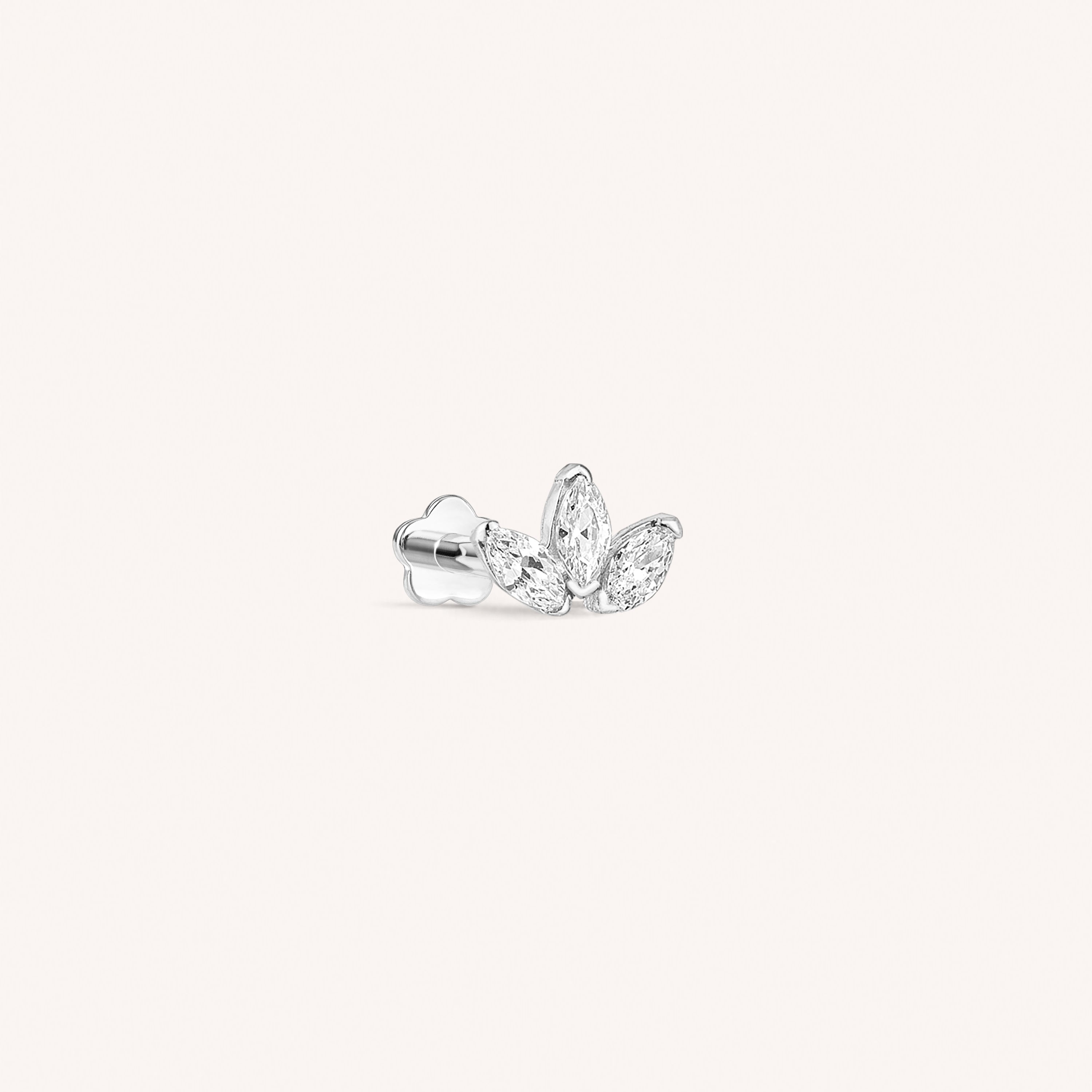 【HYERES LOR】24FW★ Triple Cut-Out SL W One-Touch Earrings HYERES LOR】24FW☆ Triple Cut-Out SL One-Touch Earrings