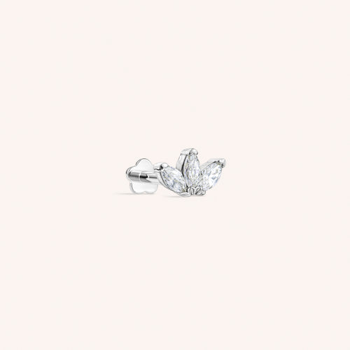 Color:White Gold
Post Length:6.5mm
Post Length:5mm
Post Length:8mm