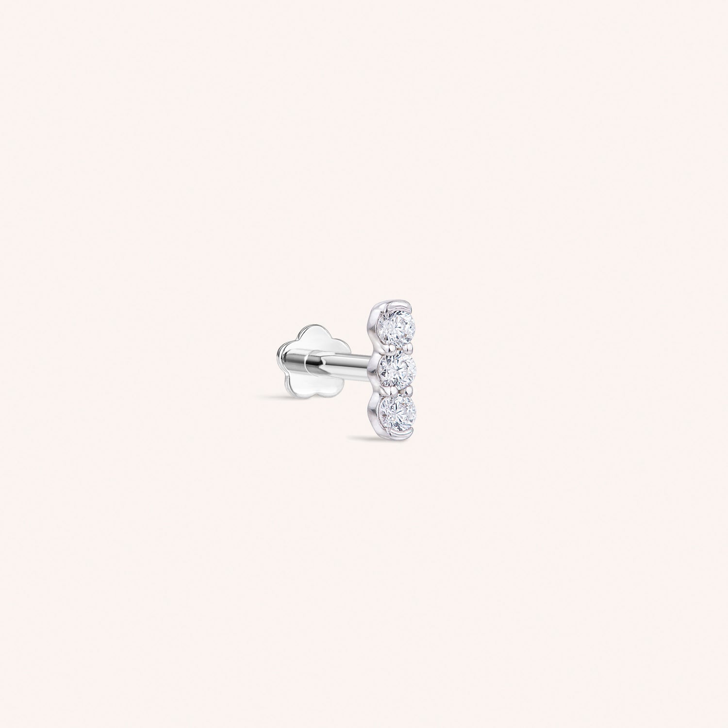 Color:White Gold
Post Length:6.5mm
Post Length:5mm
Post Length:8mm