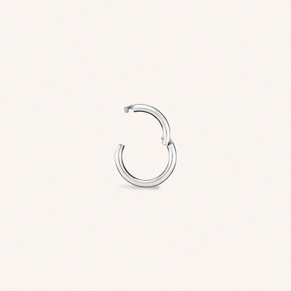 Collana in oro bianco 14 kt con pendente a rosetta con Collana in oro bianco 14 kt con pendente a rosetta con