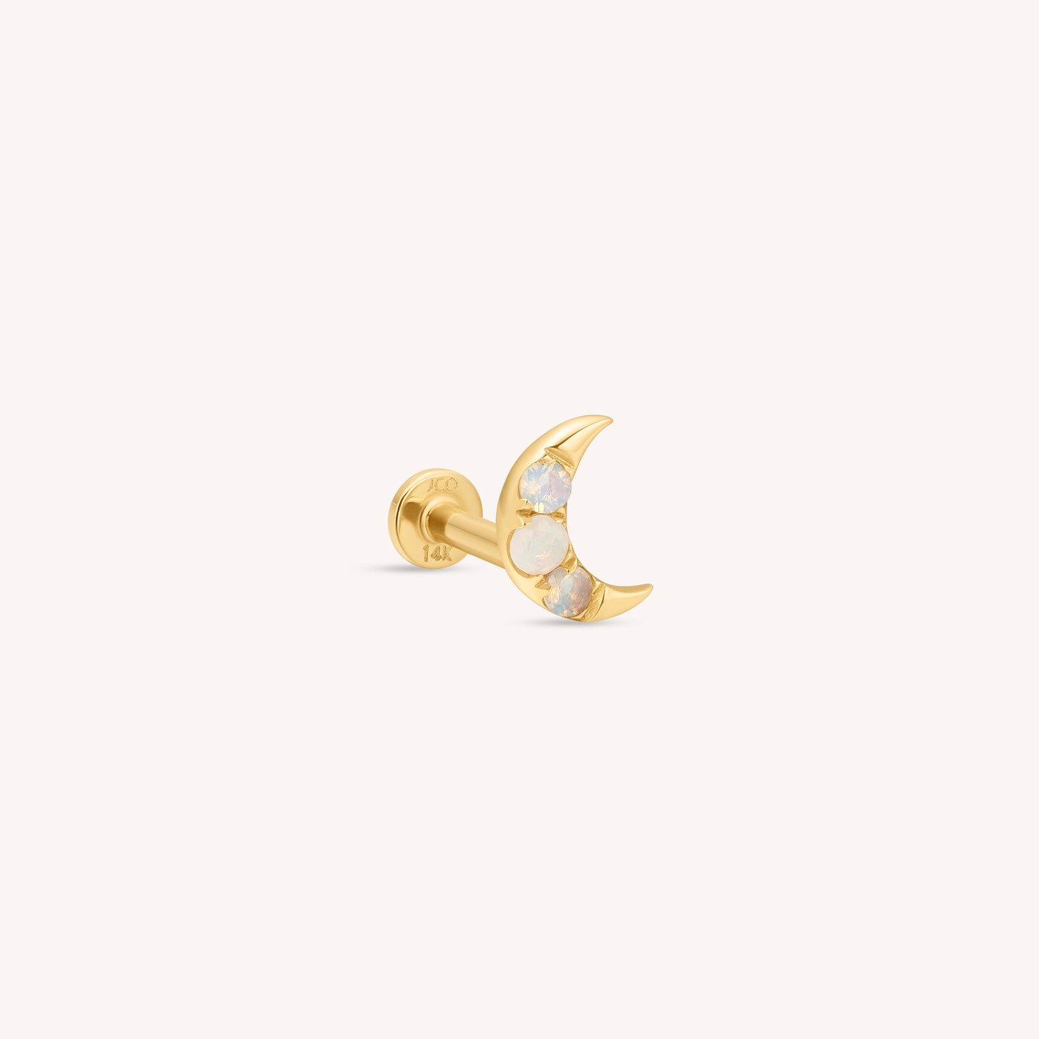 Opal Chain Stud Earring – J&CO Jewellery