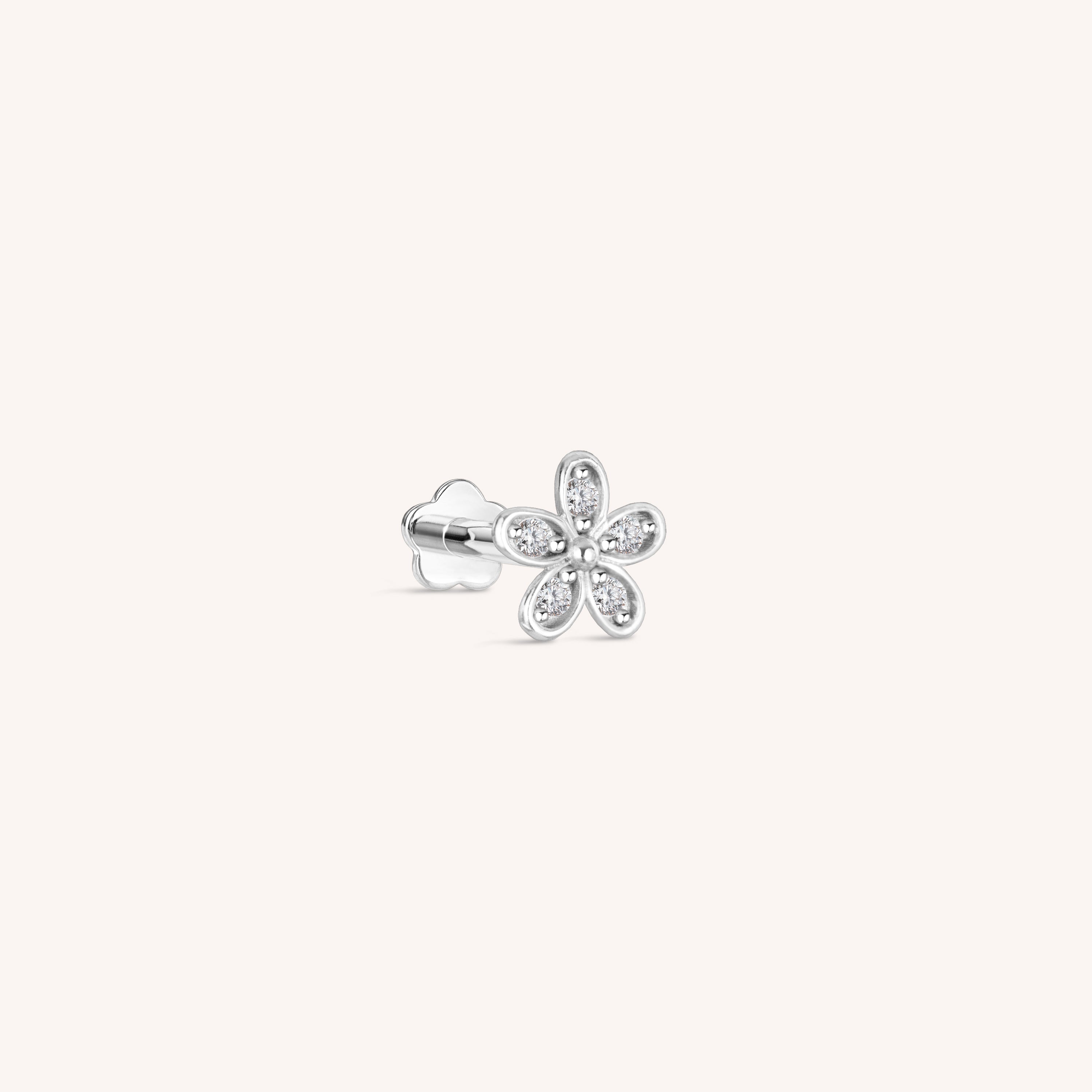 daisy♡14kgf 14K Gold Cubic Zirconia Daisy Pendant Necklace