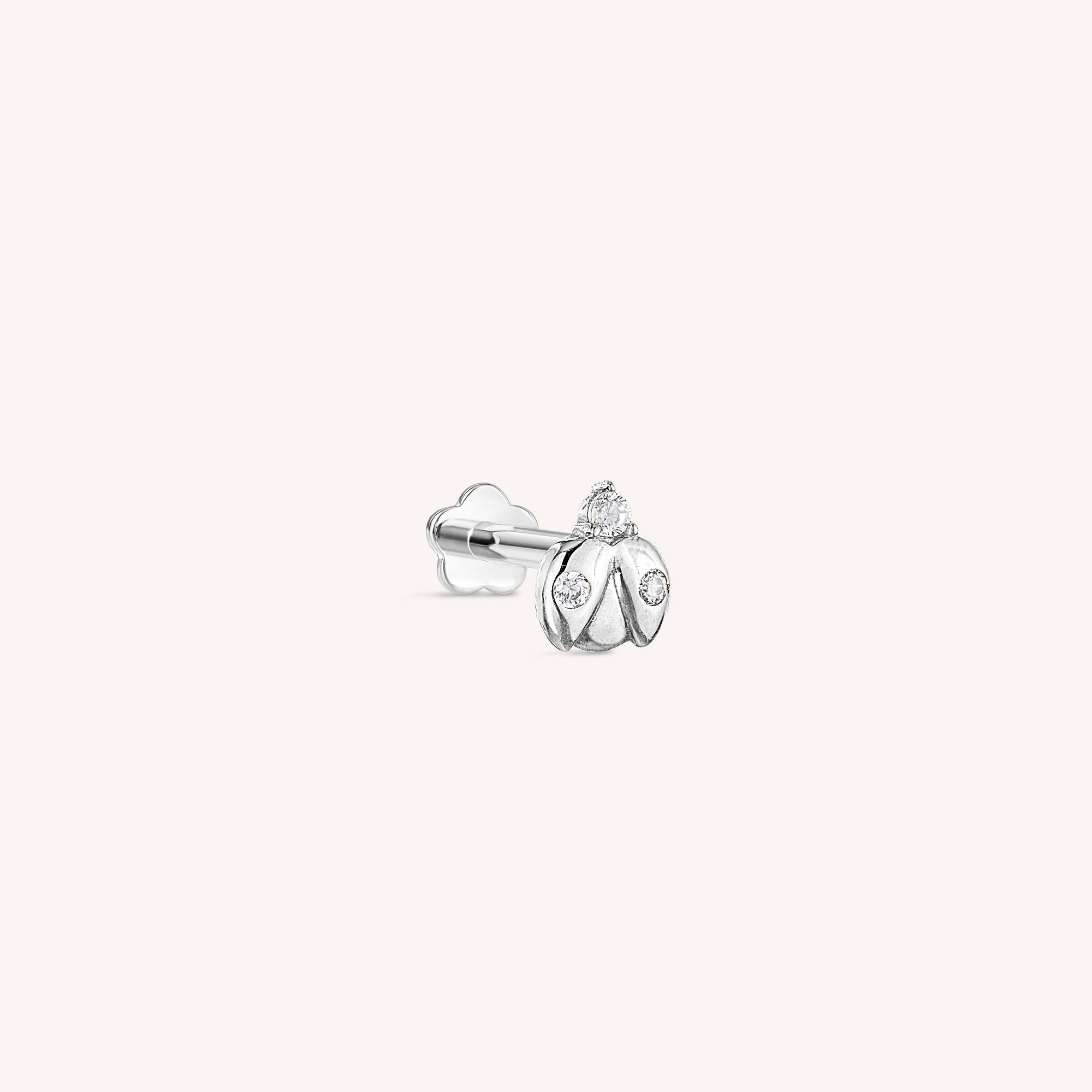 Color:White Gold
Post Length:6.5mm
Post Length:5mm
Post Length:8mm