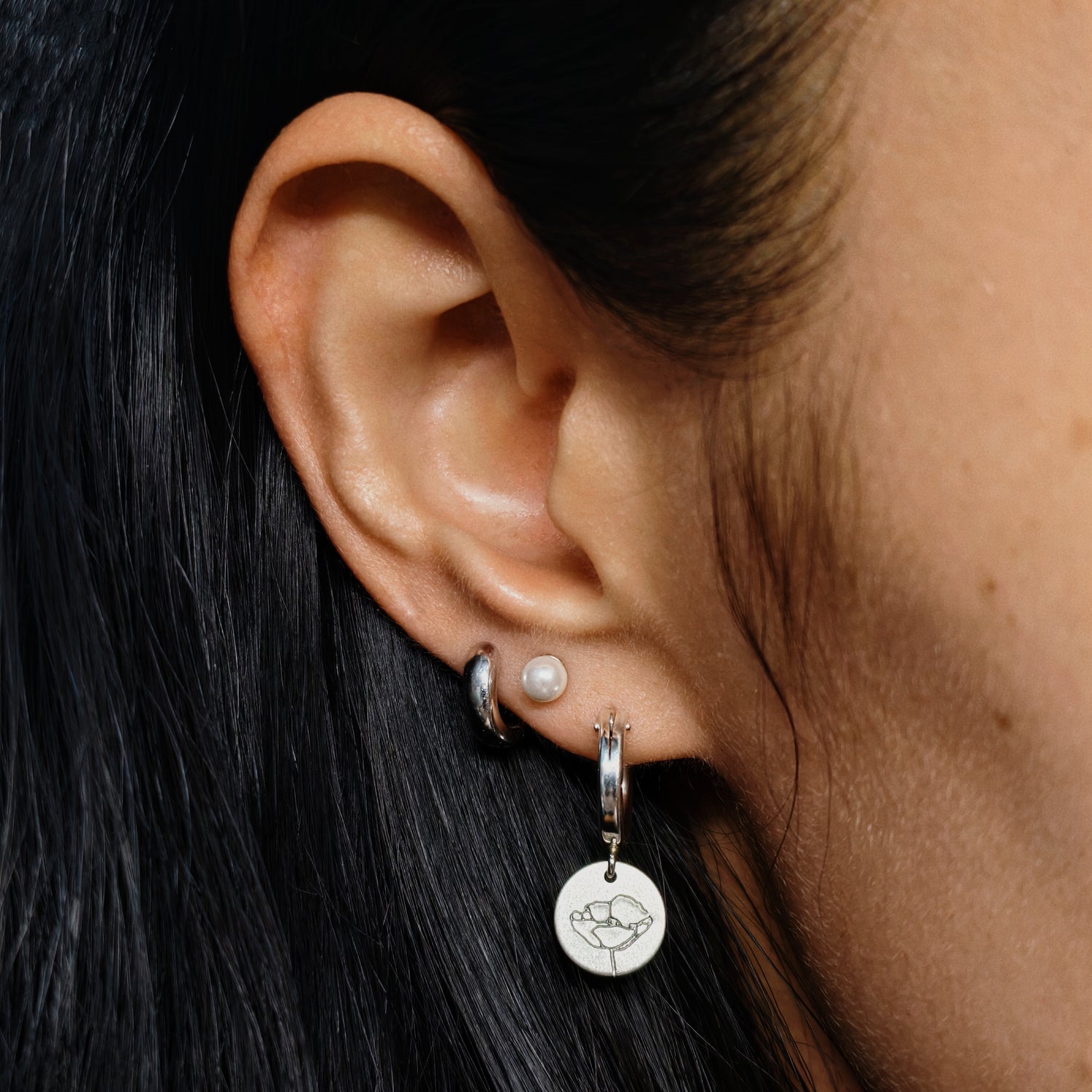 Gepersonaliseerde Mini Geboortebloem Hoepel