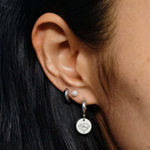 Gepersonaliseerde Mini Geboortebloem Hoepel