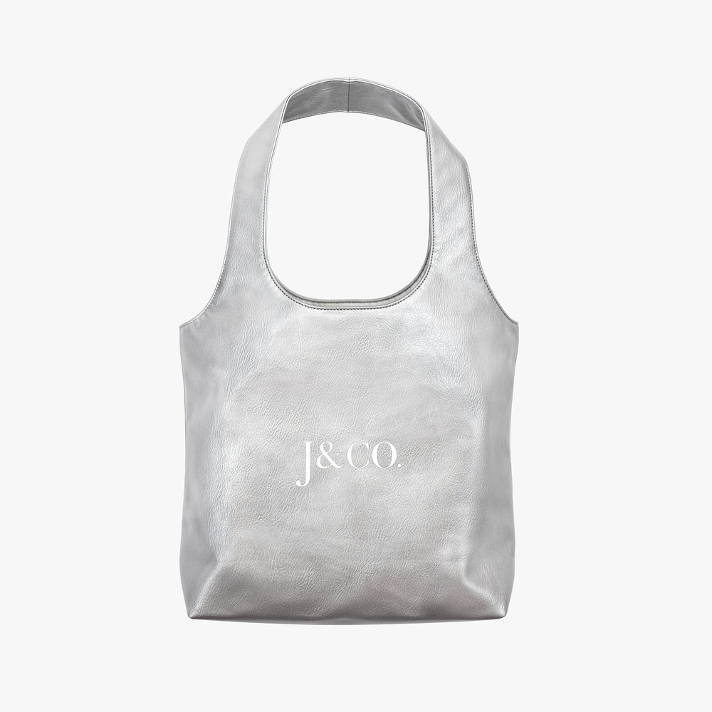 Silver Leather Tote Bag – J&CO Jewellery