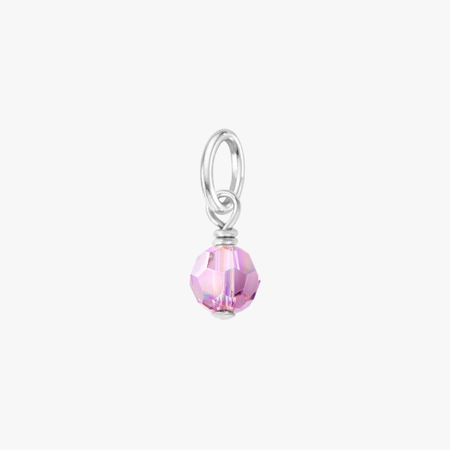 Color:Silver Birthstone Gem:Amethyst