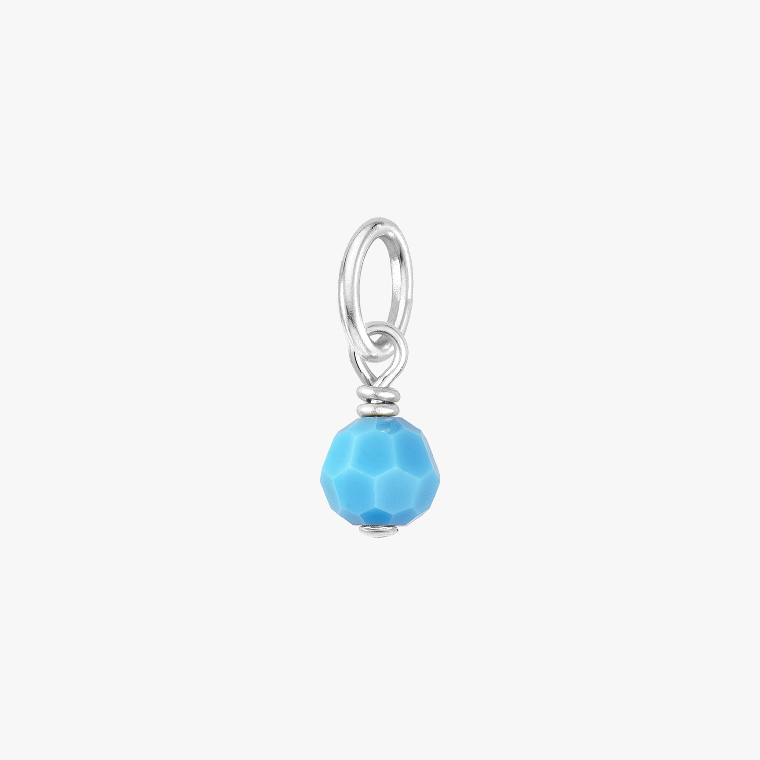 Color:Silver Birthstone Gem:Turquoise