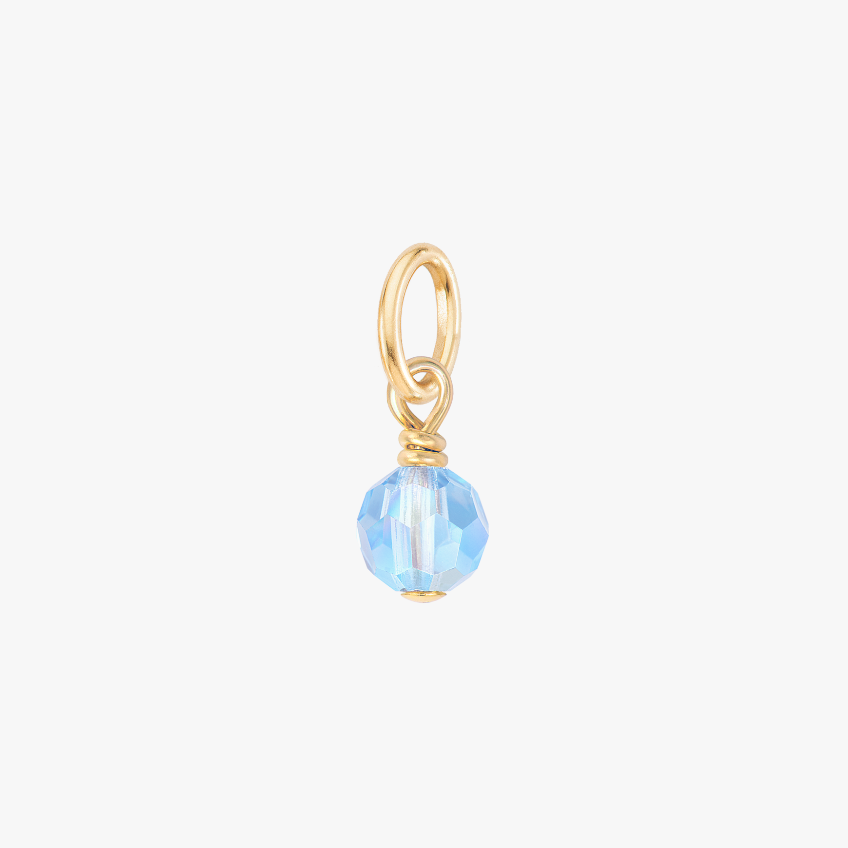 Color:Gold Birthstone Gem:Aqua