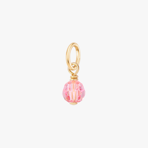 Color:Gold Birthstone Gem:Rose Pink